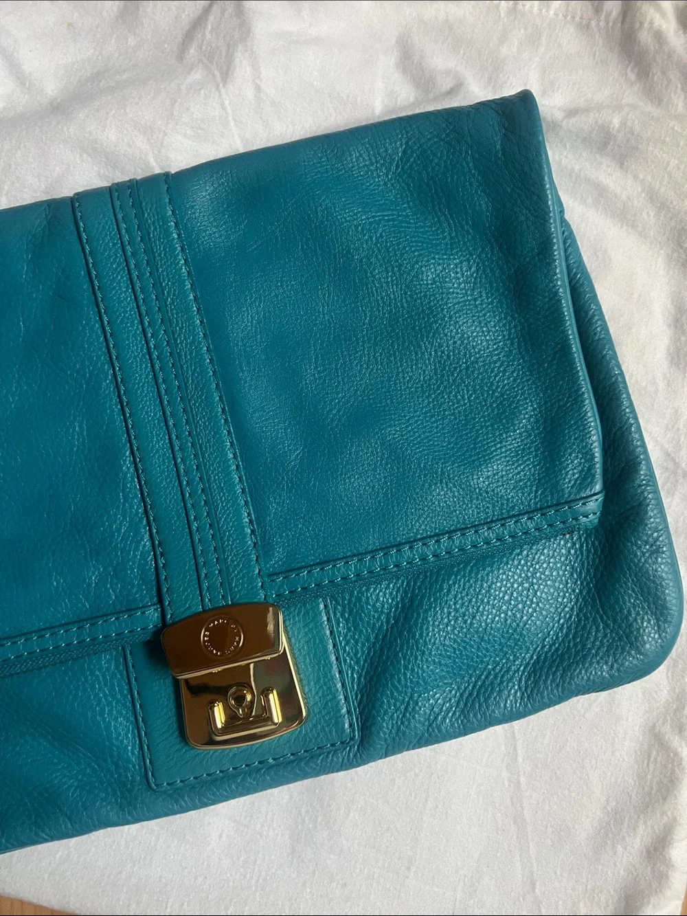 Marc by Marc Jacobs Fold-Over Clutch with Gold Hardware